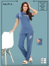 Summer Special Jc 97 A Hosiery Cotton Plain Night Suits Catalog
